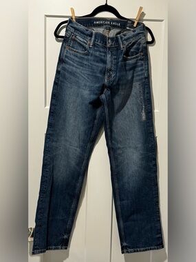 American Eagle Outfitters Dark Blue Strigrid